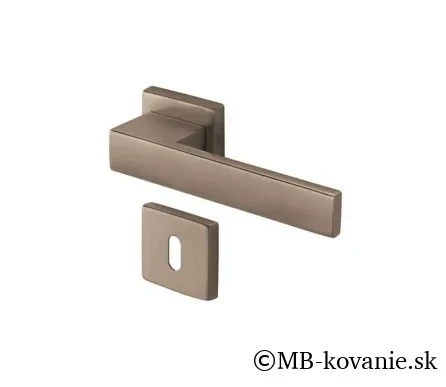 Interiérová kľučka COBRA 28-35-2 WC  nikel matný