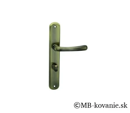 Interiérová kľučka COBRA 28-47-4 WC 90 bronz česaný