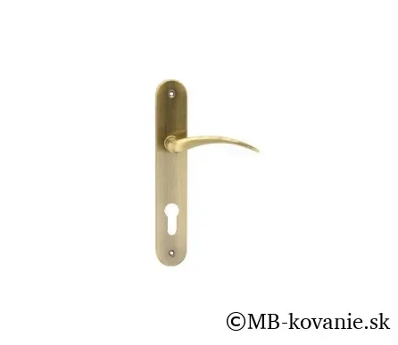 Interiérová kľučka COBRA 28-49-5 WC 90 bronz česaný