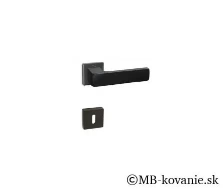 Interierová kľučka COBRA 28-41-5 WC nikel čierny