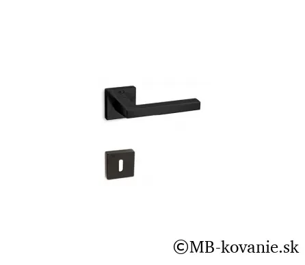 Interierová kľučka COBRA 28-41-6 WC nikel čierny