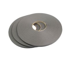 Zasklievacia páska 2 x 9 mm PE šedá bez krycej fólie 20 m - Sivá