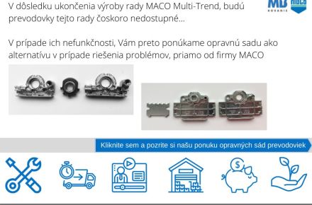 Opravná sada prevodovky MACO Multi-Trend