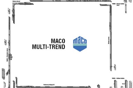 Náhradné diely do otváravo / výklopného okna okovaného kovaním -  MACO  MULTI TREND