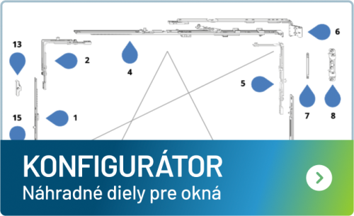 KONFIGURÁTOR Náhradné diely pre okná KONFIGURÁTOR Náhradné diely pre okná