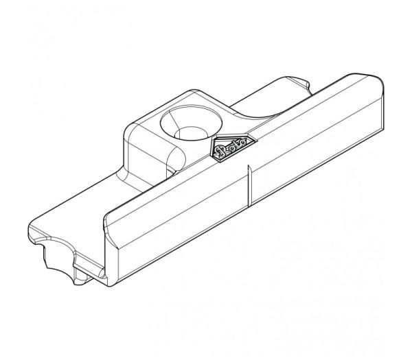 ROTO rámový uzáver  NT drevo 7/8 mm - Strieborná