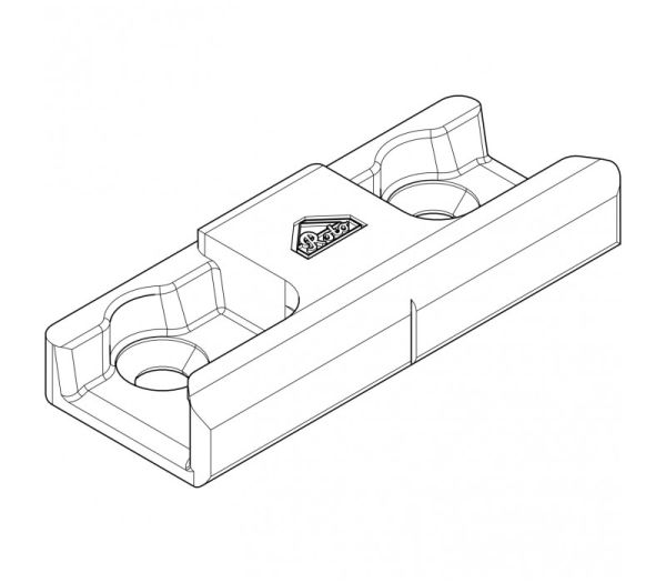 ROTO Rámový protikus pre drevo 20 mm - Strieborná