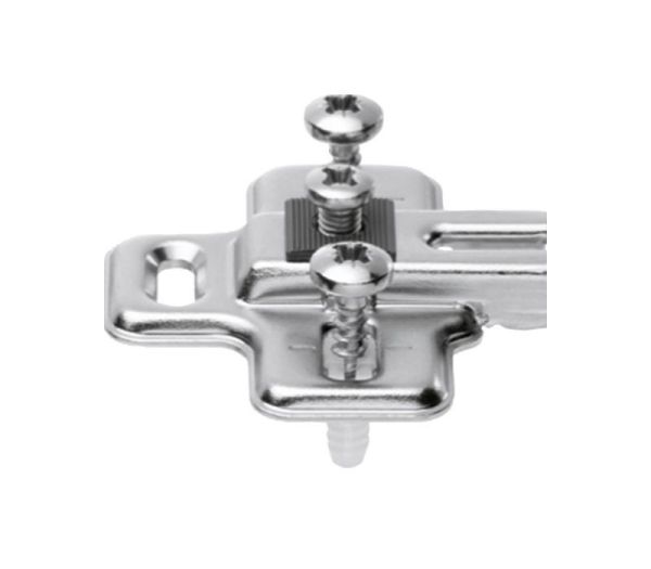 BLUM MODUL krížová mont. podložka pre chladničkový záves, oceľ, odstup 0 mm BLUM MODUL krížová mont. podložka pre chladničkový záves, oceľ, odstup 0 mm