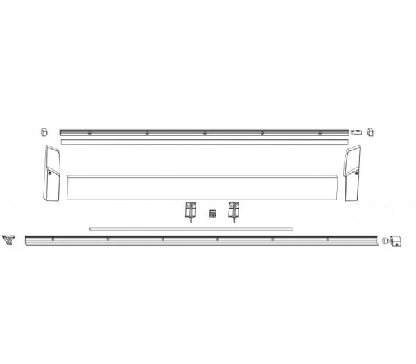 Profil.sada rám a krídlo FFB 620-900 GR.1 SKB-S/SE/Z